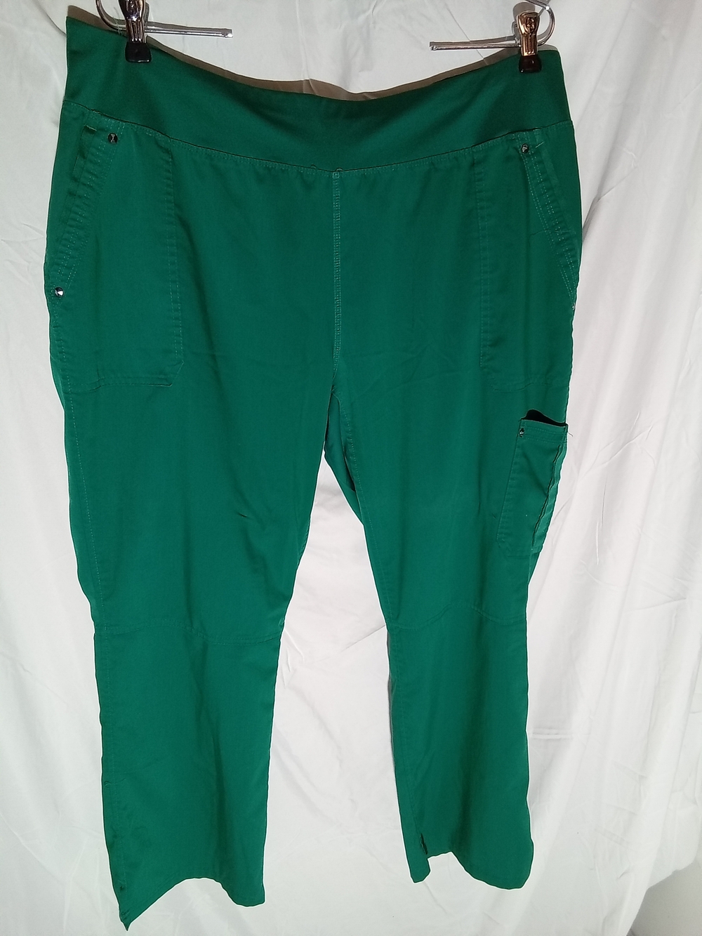 Healing Hands Purple Label Green Cargo‎ Pocket Scrub Pants